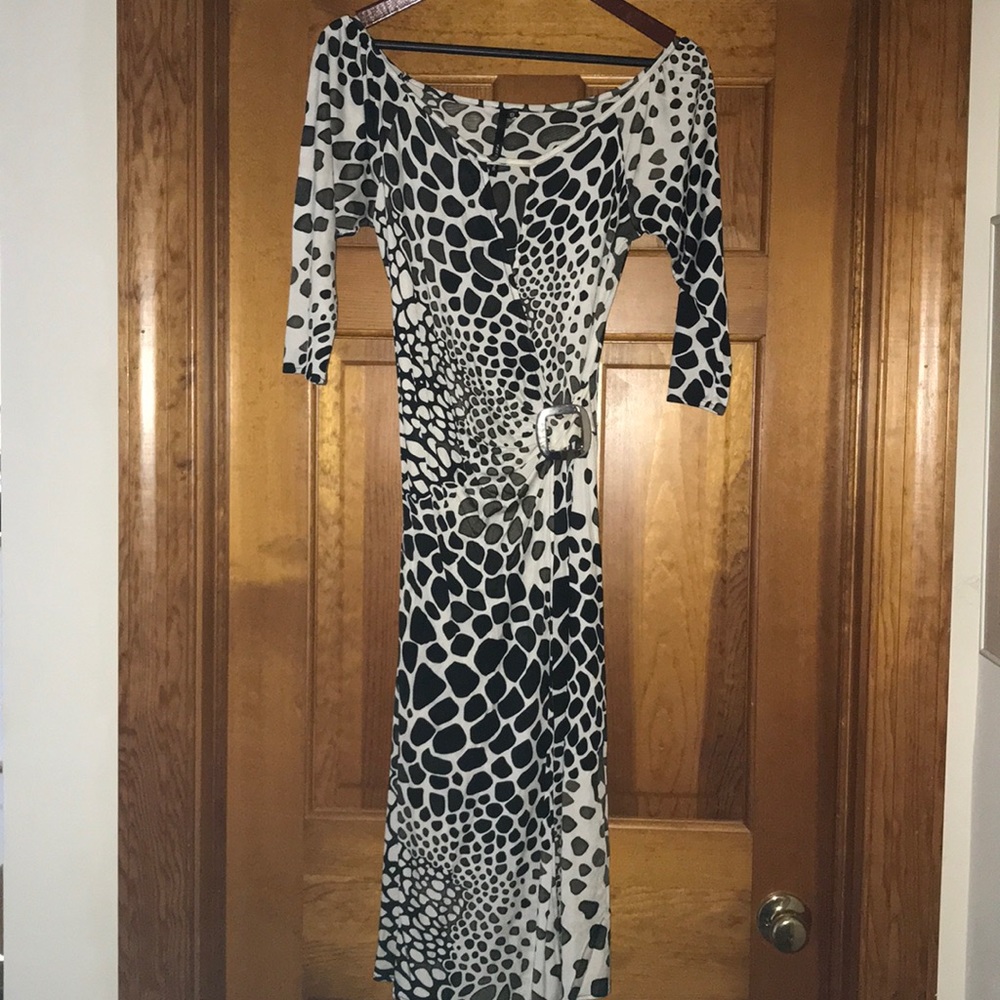 Black and White Dress